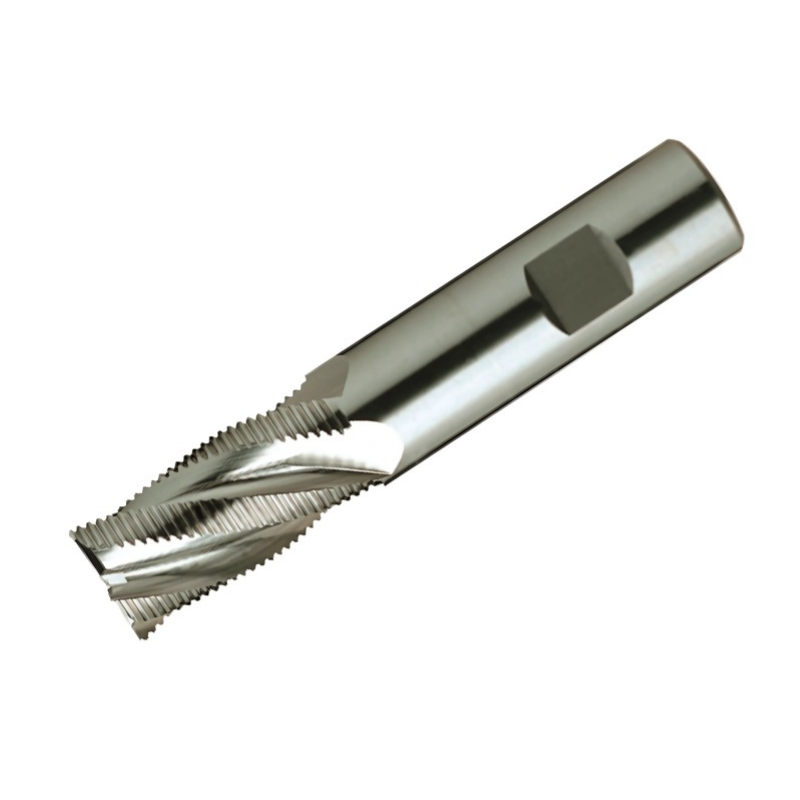 Europa Tools HSS-E Roughing End Mill - Uncoated Multi Flute Fine Pitch - Short Length - 6mm