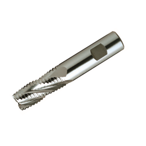 Europa Tools HSS-E Roughing End Mill - Uncoated Multi Flute - Short Length - 25mm