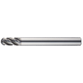 Widin Carbide End Mill For Stainless & Exotics - Ball Nose 4 Flute Variable Helix- 4mm thumbnail 3