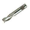 Europa Tools HSS-E End Mill - 3 Flute Centre Cutting with Flatted Shank - Short Length Throw Away - 1.5mm thumbnail 1