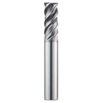 Widin Carbide End Mill For Stainless & Exotics - 4 Flute Double Core - Variable Helix - Chamfered Edge - 6mm