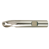 Europa Tools HSS-E End Mill - Uncoated 3 Flute Long Series Throw Away Ball Nose -2mm thumbnail 3