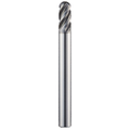 Widin Carbide End Mill For Stainless & Exotics - Ball Nose 4 Flute Variable Helix- 4mm thumbnail 4
