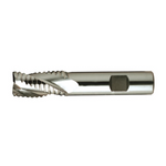 Europa Tools HSS-E Roughing End Mill - Uncoated 3 Flute Short Length - 37° Helix Angle - For Aluminium - 25mm