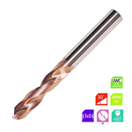 Widin Carbide Drills Solid 3xD AlTiN Coated - 2.4mm