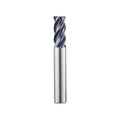 Widin Carbide Corner Radius End Mill For Stainless & Exotics - 4 Flute Variable Helix - 2mm x R0.1 thumbnail 4