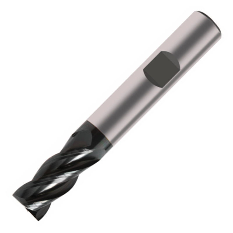 Europa Tools Powder Metal End Mill - 4 Flute Multiple Helix - 3mm