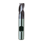 Europa Tools HSS-E End Mill - TiAlN Coated 3 Flute Centre Cutting - Stub Length -14mm