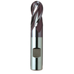 Europa Tools HSS-E End Mill - TiAlN Coated 2 Flute Ball Nose - Short Length - 8mm