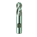 Europa Tools HSS-E End Mill - Uncoated 2 Flute Short Length Ball Nose - 6mm thumbnail 4