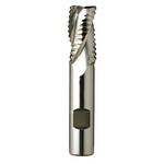 Europa Tools HSS-E Roughing End Mill - Uncoated 3 Flute Coarse Pitch - Short Length - 22mm
