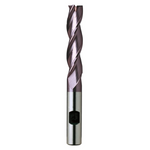 Europa Tools HSS-E End Mill - TiAlN Coated 3 Flute Centre Cutting - Long Length - 3mm