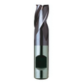 Europa Tools HSS-E End Mill - TiAlN Coated 3 Flute With Flatted Shank - Short Length Throw Away - 1mm thumbnail 4