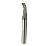 Europa Tools HSS Co5 Aluminium Router - TiAlN Coated Single Flute With Plain Shank- Short Length - 6mm