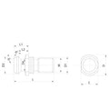 Omega Products ISO 7388/2-B Pull Studs - Solid - With O-Ring - ISO40 thumbnail 2