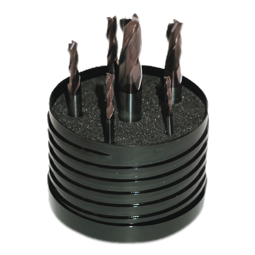 Europa 2 Flute Powder Metal End Mill Sets - 100140SET