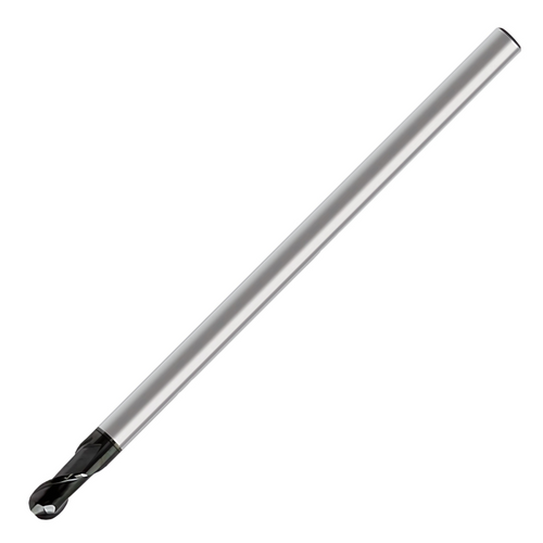 Europa Tools Carbide End Mill 2 Flute Ball Nose - Extended Neck - Pulsar DMX - 10mm x 150mm