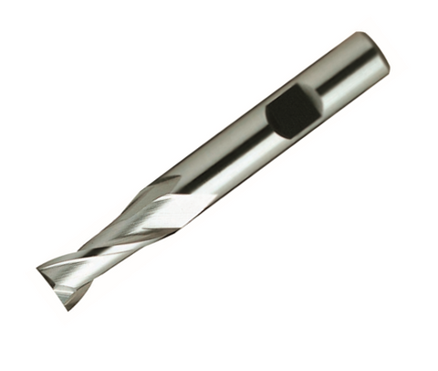 Europa Tools Slot Drill - HSS-E 8% Cobalt - 2 Flute Long Series Uncoated - 4mm