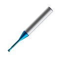 Europa Tools Carbide End Mill 2 Flute Rib Processing - Pulsar Blue - Corner Radius - 0.5mm x 1.5mm thumbnail 1