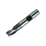 Europa Tools HSS-E End Mill - TiAlN Coated 3 Flute Centre Cutting - Stub Length -16mm