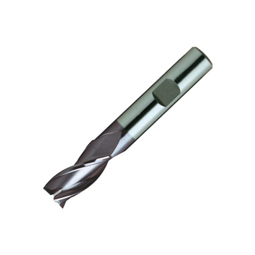 Europa Tools HSS-E End Mill - TiAlN Coated 3 Flute Centre Cutting - Short Length -6.5mm