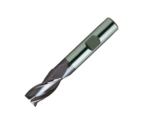 Europa Tools HSS-E End Mill - TiAlN Coated 3 Flute Centre Cutting - Short Length -18mm