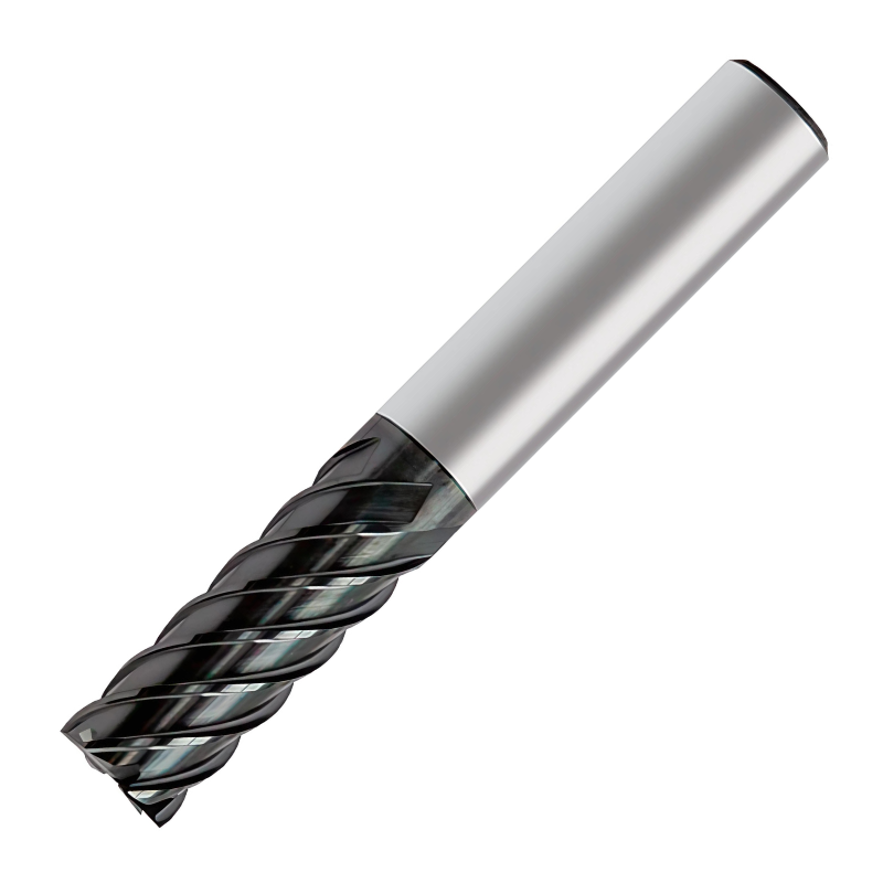 Europa Tools Carbide End Mill 6 Flute Square Edge 45° Helix - Standard Length - Pulsar DMX - 6mm