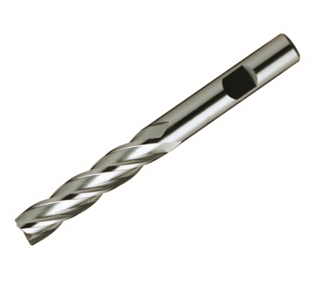 Europa Tools HSS-E End Mill - Uncoated Multi Flute - Long Length - 12mm