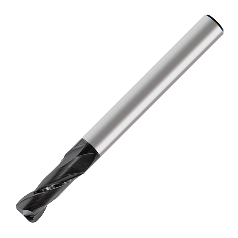 Europa Tools Carbide End Mill 2 Flute Corner Radius - Standard Length - Pulsar DMX - 2mm x R