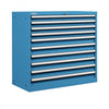 Polstore Cabinet Combo - 10 Drawers 54x27EH - 100% Extension - Light Blue - 1023mm(w) x 1000mm(h) thumbnail 1