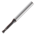 Europa Tools Carbide End Mill 2 Flute Corner Radius - Extended Neck - Pulsar DMX - 0.2mm x R0.02 thumbnail 1