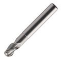 Europa Tools Carbide End Mill 3 Flute - Ball Nose Extended Neck - For Aluminium - ALU XP - 2mm thumbnail 1