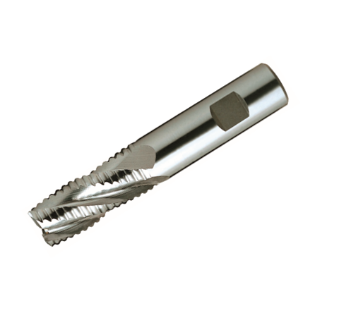 Multi Flute Roughing Cutter Europa Tools HSS-E Roughing End Mill - Uncoated Multi Flute - Short Le ...