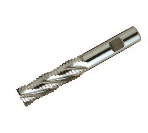 Multi Flute Roughing Cutter Europa Tools HSS-E Roughing End Mill - Uncoated Multi Flute - Long Len ...