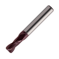 Europa Tools Carbide End Mill 2 Flute TiAlN coated - Corner Radius - Standard Length - K30 - 2mm x R0.2 thumbnail 1
