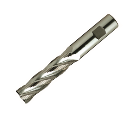 Europa Tools HSS-E Roughing End Mill - Uncoated Multi Flute Fine Pitch - LongLength - 20mm