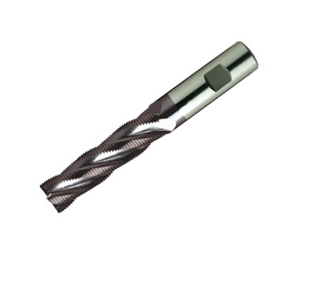 Europa Tools HSS-E Roughing End Mill -TiAlN Coated Multi Flute Fine Pitch - LongLength - 9mm