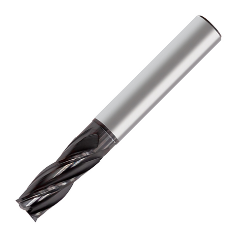 Europa Tools Carbide End Mill 4 Flute Square Edge - Standard Length - Pulsar DMX - 7mm