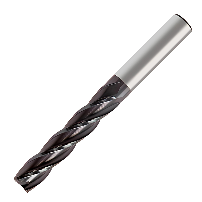 Europa Tools Carbide End Mill 4 Flute Square Edge - Long Length - Pulsar DMX - 1mm x 3mm