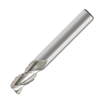Europa Tools Carbide End Mill 3 Flute - Corner Radius With Chipbreaker For For Aluminium - Standard Length Mastermill AL-HPC - 8mm x R0.5
