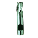 Europa Tools HSS-E End Mill - Uncoated 3 Flute With Flatted Shank - Short LengthThrow Away - 6.5mm