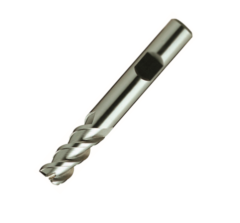 Europa Tools HSS-E End Mill - Uncoated Multi Flute - Long Length High Helix - 7mm