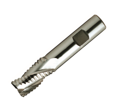 Europa Tools HSS-E Roughing End Mill - Uncoated 3 Flute Coarse Pitch - Short Length - 12mm