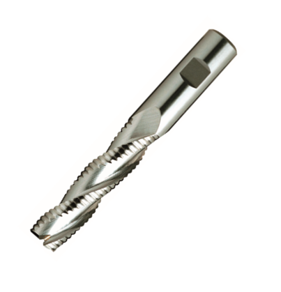 Europa Tools HSS-E Roughing End Mill - Uncoated 3 Flute Coarse Pitch - LongLength - 10mm