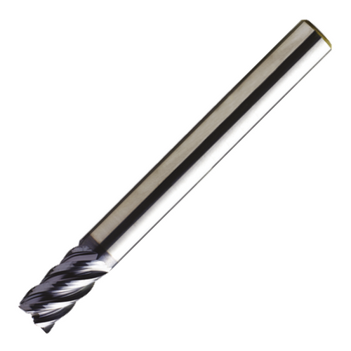 Europa Tools Carbide End Mill 5 Flute - Square Edge - Standard Length - HX2 - 8mm
