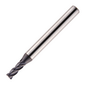 Europa Tools Carbide End Mill 4 Flute - Square Edge - Short Length - Plain Shank - HX2 - 3mm thumbnail 1