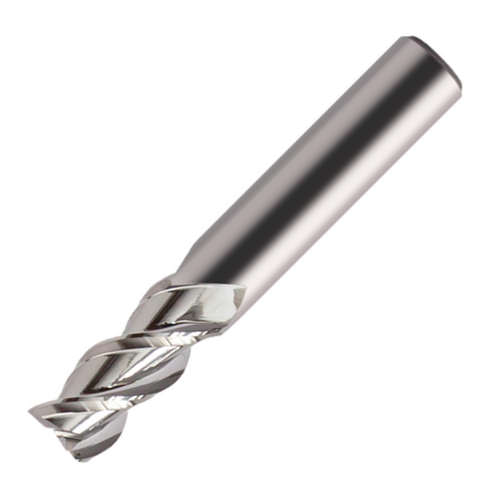 Europa Tools Carbide End Mill 3 Flute - Square Edge Standard Length - For Aluminium - ALU XP - 20mm