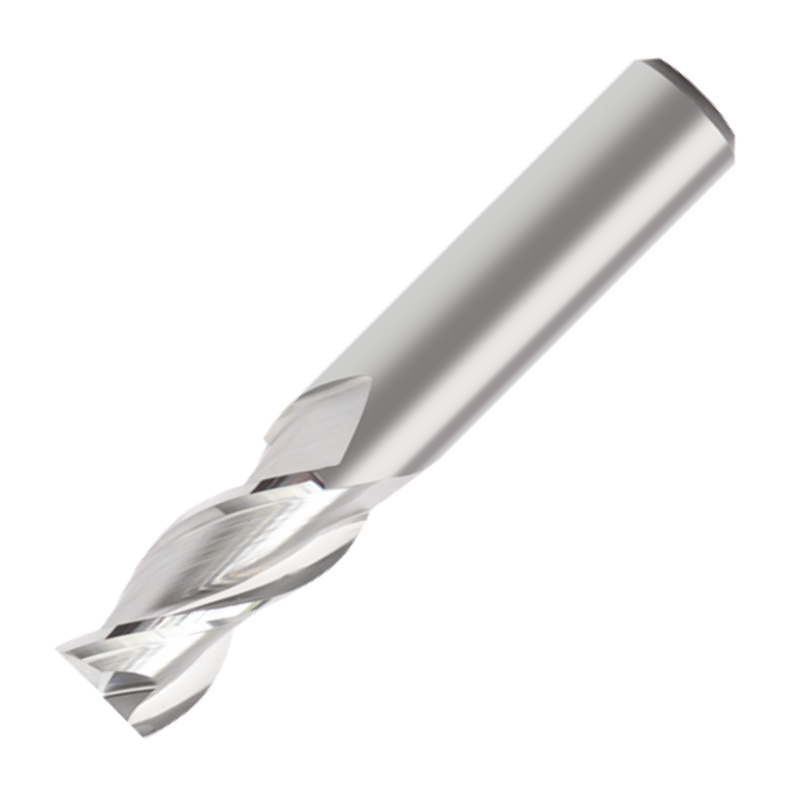 Europa Tools Carbide End Mill 3 Flute - Square Edge For For Aluminium - Standard Length Mastermill AL-HPC - 6mm