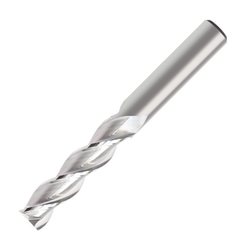 Europa Tools Carbide End Mill 3 Flute - Square Edge For For Aluminium - Long Length Mastermill AL-HPC - 8mm
