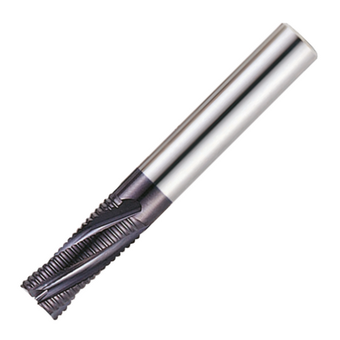 Europa Tools Carbide End Mill 4 Flute Rougher - 20° Helix - Long Length - Pulsar XL - 10mm